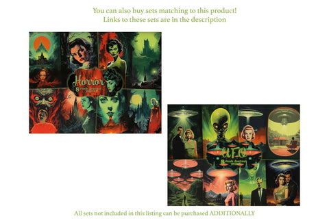 Horror Junk Journal Pages | Creepy Digital Download SVG GlamArtZhanna 