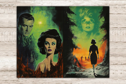 Horror Junk Journal Pages | Creepy Digital Download SVG GlamArtZhanna 