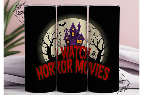 Horror Movie Tumbler Wrap Sublimation sassyprint 