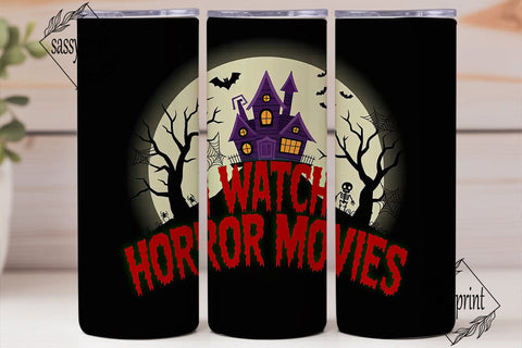 Horror Movie Tumbler Wrap Sublimation sassyprint 