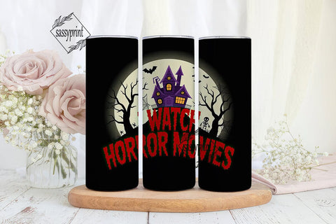 Horror Movie Tumbler Wrap Sublimation sassyprint 
