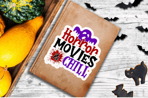 Horror movies & Stickers Design Sublimation Regulrcrative 