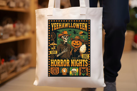 Horror Nights PNG,Vintage Halloween Png Sublimation designartist 