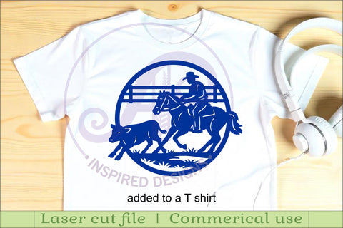 Horse cutting with cow wall sign, SVG file. vector sign SVG APInspireddesigns 