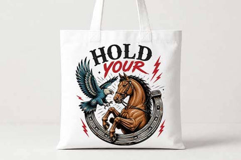Horse Eagle Horseshoe Western Sublimation PNG SVG BillahCrafts 