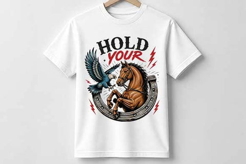 Horse Eagle Horseshoe Western Sublimation PNG SVG BillahCrafts 