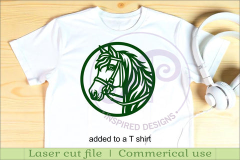 Horse head wall sign, SVG file. vector sign SVG APInspireddesigns 