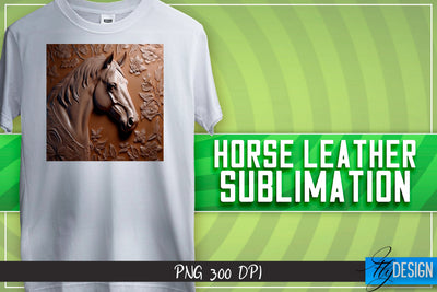Horse Leather Sublimation | T-Shirt Design | PNG File Sublimation Fly Design 