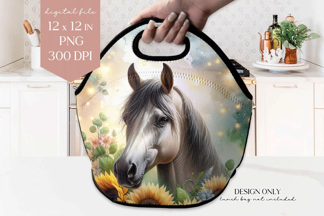 Horse Lunch Bag PNG Sublimation Design Sublimation BijouBay 