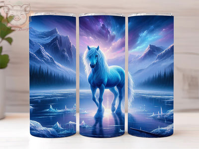 Horse Purple 20oz Tumbler Png, Straight & Tapered Tumbler Png, Horse Tumbler Png, Digital Download PNG Sublimation Lara' s Designs 