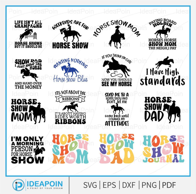 Horse Show Season svg, Horse Show Mom SVG, Horse png, Jumping horse png, Horse Show Dad SVG, Horse show, Reining horse shirt svg, Western SVG Dinvect 