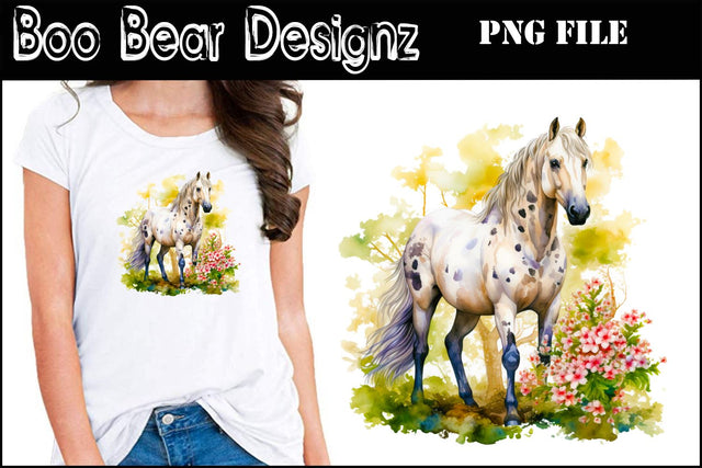 Horse Sublimation t shirt design SVG Boo Bear Designz 