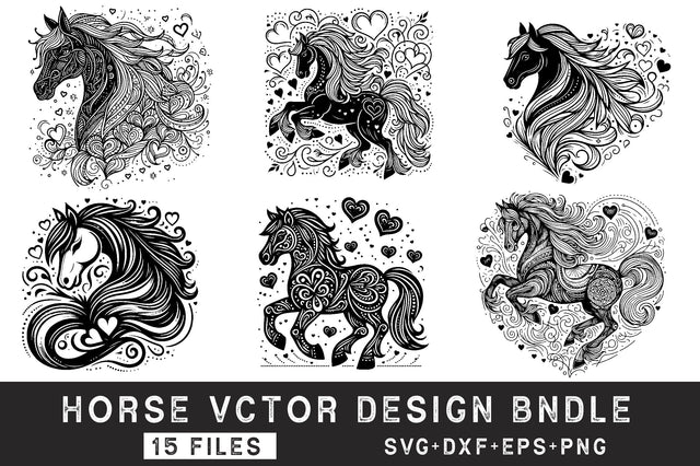 Horse SVG Bundle SVG Rupkotha 
