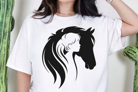 Horse Svg Young Country Girl Silhouette Png Girl Loves Horses Svg Cricut Instant Cricut Svg Southern Sassy Ride a Horse Svg Barn Girl SVG DesignDestine 
