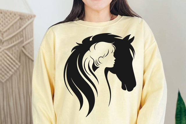 Horse Svg Young Country Girl Silhouette Png Girl Loves Horses Svg Cricut Instant Cricut Svg Southern Sassy Ride a Horse Svg Barn Girl SVG DesignDestine 