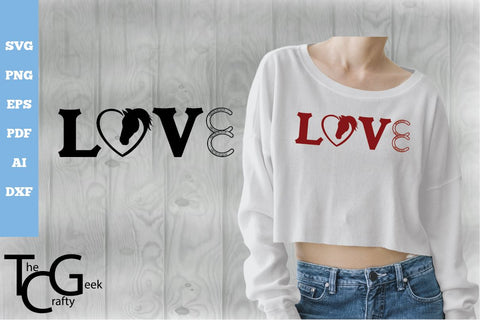 Horses Love SVG SVG The Crafty Geek 