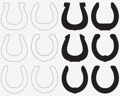 Horseshoe Bundle | Country SVG SVG Texas Southern Cuts 