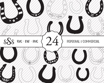 Horseshoe Bundle | Country SVG SVG Texas Southern Cuts 