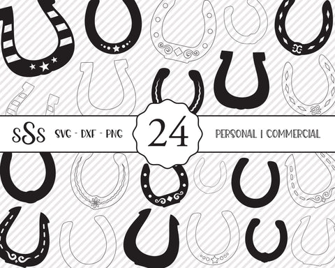 Horseshoe Bundle | Country SVG SVG Texas Southern Cuts 