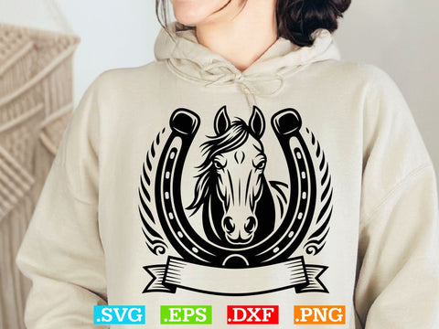 Horseshoe Svg, Horse Shoe Split Monogram SVG Creativeart88 