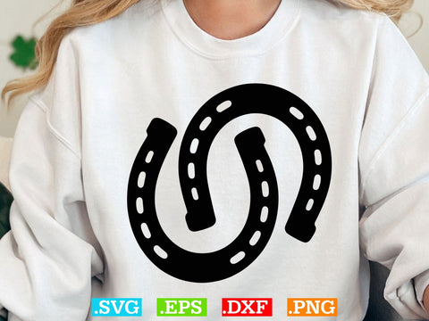 Horseshoe Svg, Horse Shoe Split Monogram SVG Creativeart88 