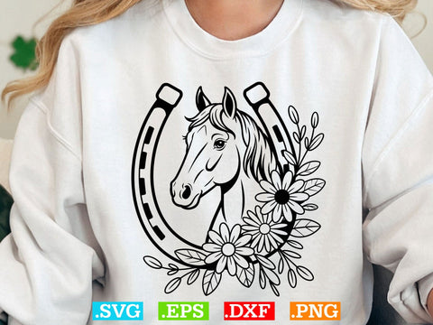 Horseshoe Svg, Horse Shoe Split Monogram SVG Creativeart88 