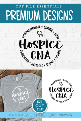 Hospice CNA svg, hospice nurse svg, caregiver svg SVG SVG Cut File 