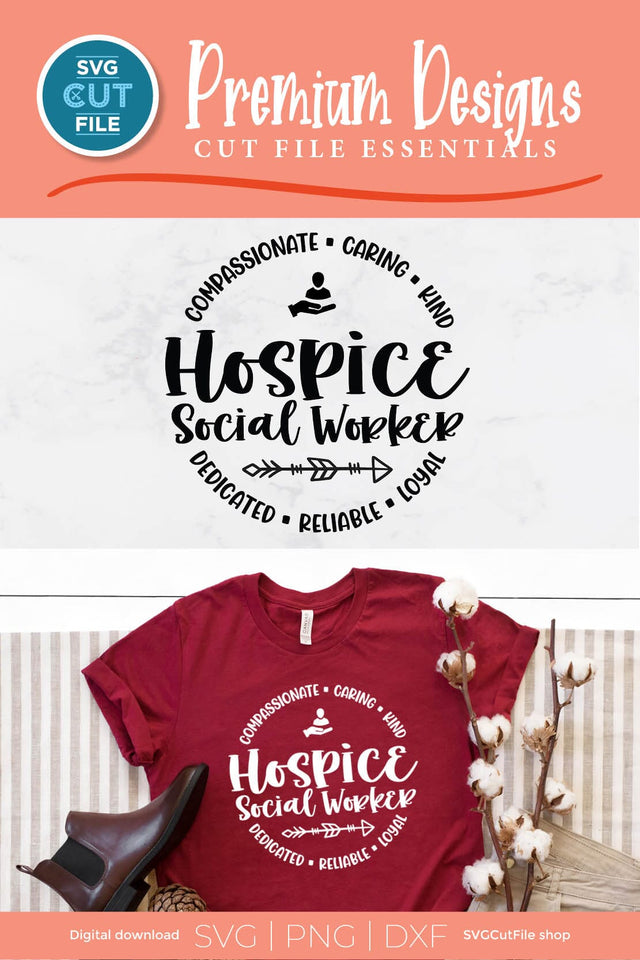 Hospice social worker svg, social work svg, hospice svg SVG SVG Cut File 