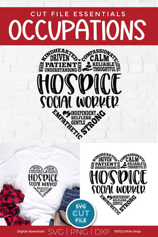 Hospice social worker svg, social work svg, hospice svg SVG SVG Cut File 