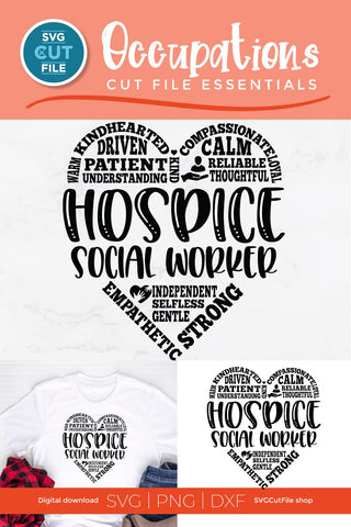 Hospice social worker svg, social work svg, hospice svg SVG SVG Cut File 
