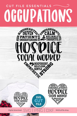 Hospice social worker svg, social work svg, hospice svg SVG SVG Cut File 