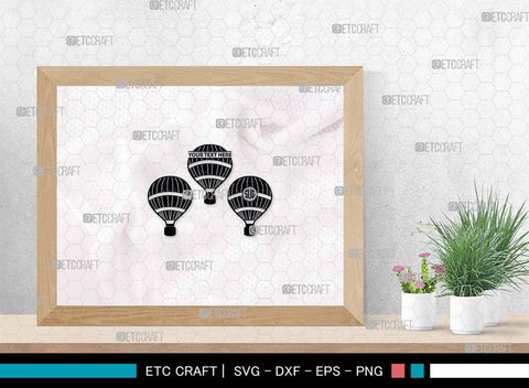 Hot Air Balloon SVG, Air Balloon Silhouette, Hot Air Svg, Balloon Rides Svg, Air Balloon Bundle SVG ETC Craft 