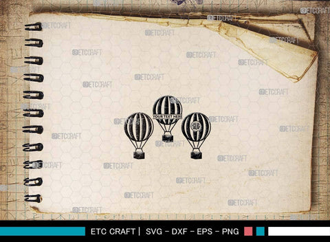 Hot Air Balloon SVG, Air Balloon Silhouette, Hot Air Svg, Balloon Rides Svg, Air Balloon Bundle SVG ETC Craft 