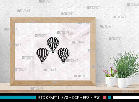 Hot Air Balloon SVG, Air Balloon Silhouette, Hot Air Svg, Balloon Rides Svg, Air Balloon Bundle SVG ETC Craft 
