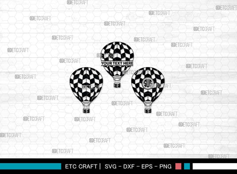 Hot Air Balloon SVG, Air Balloon Silhouette, Hot Air Svg, Balloon Rides Svg, Air Balloon Bundle SVG ETC Craft 