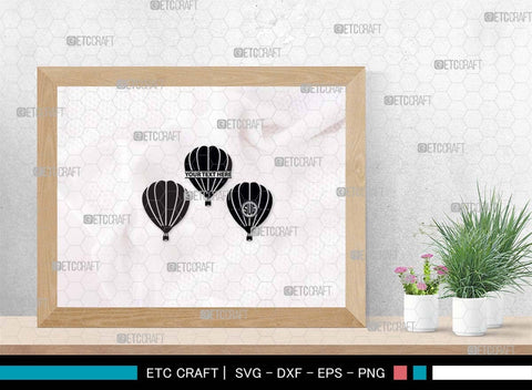Hot Air Balloon SVG, Air Balloon Silhouette, Hot Air Svg, Balloon Rides Svg, Air Balloon Bundle SVG ETC Craft 