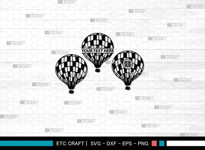 Hot Air Balloon SVG, Air Balloon Silhouette, Hot Air Svg, Balloon Rides Svg, Air Balloon Bundle SVG ETC Craft 