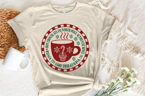 Hot chocolate co north pole authentic since 1867 warm up here. open all winter SVG Angelina750 