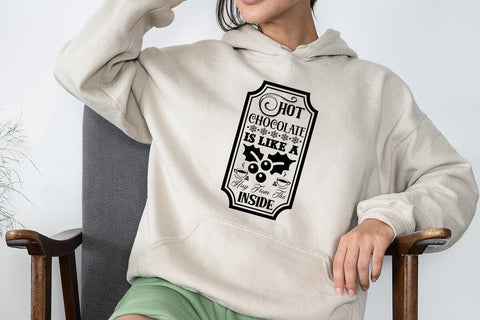 Hot chocolate is like a hug from the inside SVG Angelina750 