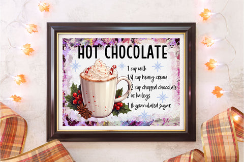 Hot chocolate PNG Design Sublimation Regulrcrative 