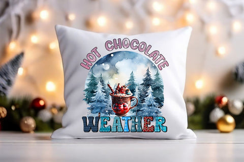 Hot chocolate weather PNG Design Sublimation Designangry 