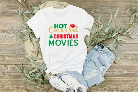 hot cocoa and christmas movies SVG Angelina750 