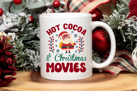 Hot cocoa and christmas movies SVG Design SVG Regulrcrative 