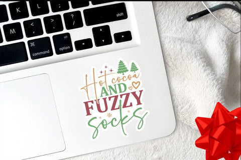 Hot cocoa and fuzzy socks Png Sticker Design SVG Designangry 