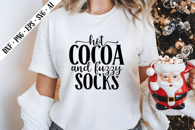 Hot Cocoa and Fuzzy Socks Svg, Christmas Svg Designs SVG shah alam 