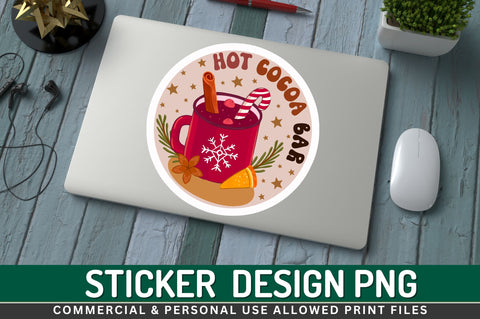Hot cocoa bar Sticker Design Sublimation Regulrcrative 