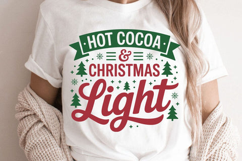 Hot Cocoa & Christmas Light SVG Angelina750 