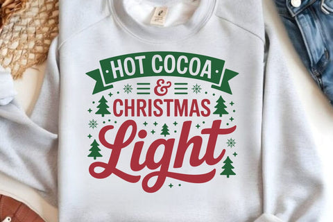 Hot Cocoa & Christmas Light SVG Angelina750 