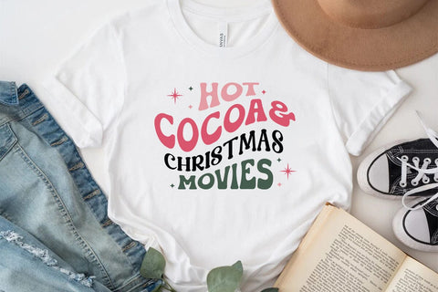 hot cocoa & christmas movies SVG Angelina750 