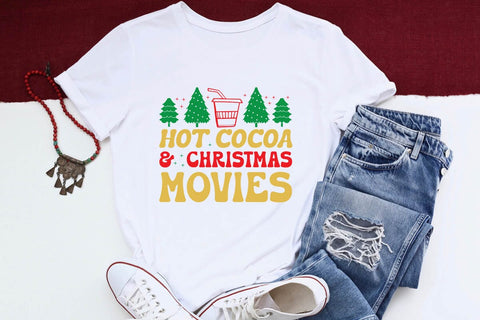 Hot cocoa & christmas movies SVG Angelina750 